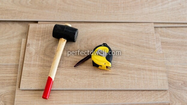 hammer and measuring tape